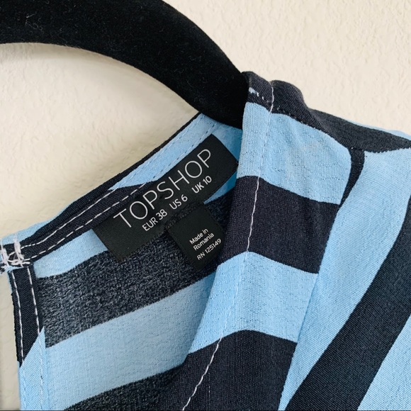 Top Shop Baby and Navy Blue Striped Dress - Picture 5 of 6